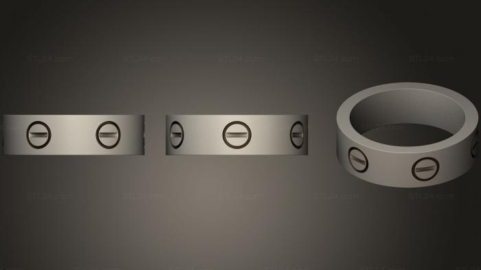 Jewelry rings (Ring 203, JVLRP_0685) 3D models for cnc